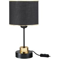 Tischlampe aus Metall und Lampenschirm aus schwarzem Stoff Arden ASZ1633 Tischlampe aus Metall und Lampenschirm aus schwarzem Stoff Arden ASZ1633 von TEZETA