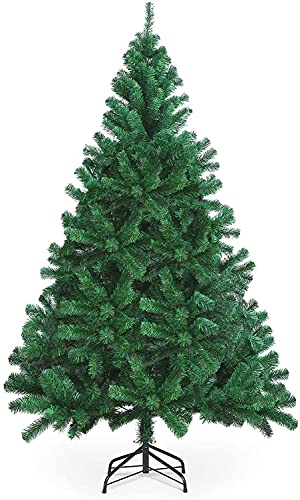 TEmkin Weihnachtsbaum, Weihnachtsbäume, Ausverkauf, Weihnachtsdekoration mit Ständer, künstlicher Weihnachtsbaum für drinnen und draußen (grün, 400 cm/13 Fuß) von TEmkin