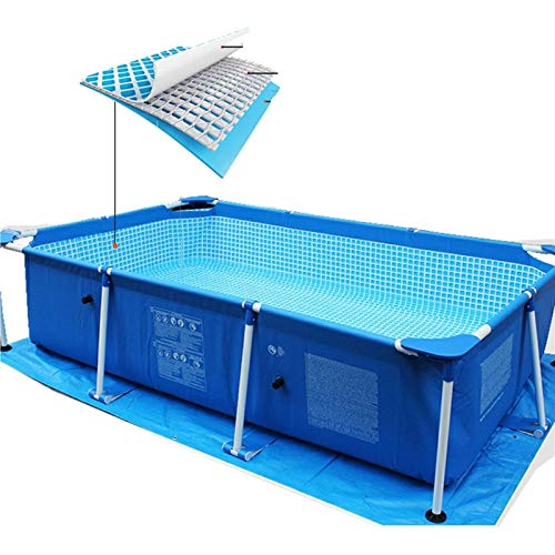 Tauchen Sie EIN in EIN rundes Ultra Frame-Swimmingpool-Set mit Filterpumpe, Leiter und Poolabdeckung von TEmkin