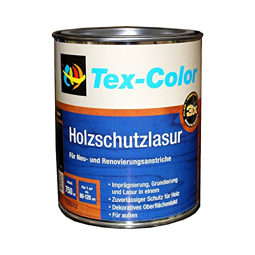 TEX-COLOR HOLZSCHUTZLASUR - 0.75 LTR (FARBLOS) [SP] von TEx Color