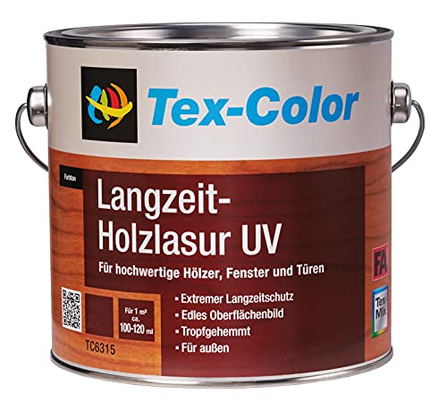TEX-COLOR LANGZEIT-HOLZLASUR UV - 0.75 LTR (PALISANDER) [SP] von TEx Color