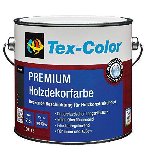 TEX-COLOR PREMIUM HOLZDEKORFARBE - 2.5 LTR (MOOSGRUEN) [SP] von TEx Color