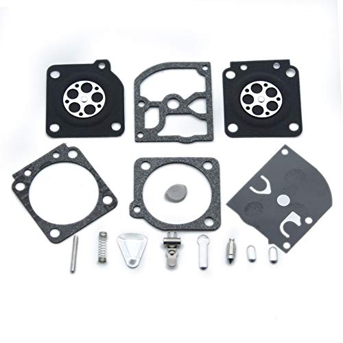 TF VERGASER REPARATURSATZ Membrane Satz PASSEND FÜR Husqvarna 113LD 123C 123L 322L 323L 325L 326L 325HS 322HL, STIHL 1129, 1137, 020T, MS192, MS200, MS200T Ersetzt ZAMA RB-69 CARB KIT von F.T.