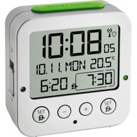TFA® digitaler Funkwecker 60.2528.54 BINGO silber von TFA®