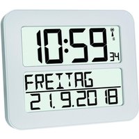 TFA® digitale Funkwanduhr 60.4512.02 weiß von TFA®