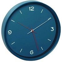 TFA® Wanduhr 60.3056.06 blau Kunststoff, Glas 30,9 x 30,9 cm von TFA®