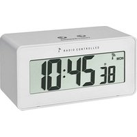TFA® digitaler Funkwecker 60.2544.02 weiß Kunststoff 12,4 x 5,9 cm von TFA®
