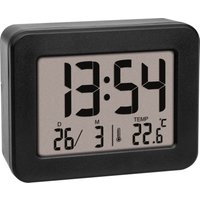 60.2044.01 Quarz Wecker Schwarz Alarmzeiten 1 - Tfa Dostmann von TFA Dostmann