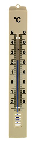 TFA 12.3008.08 Innen und Außen-Thermometer, Kunststoff, braun von TFA Dostmann