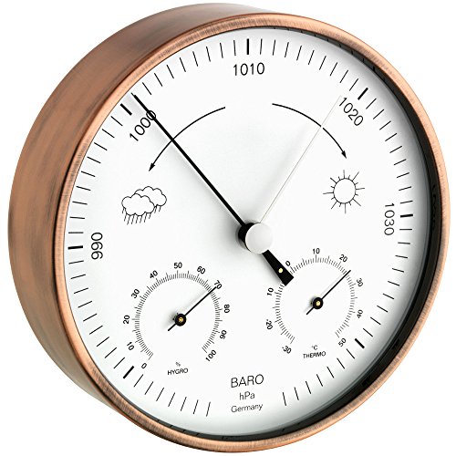 TFA Dostmann Analoge Wetterstation, für innen und außen, wetterfest, Barometer, Thermometer, Hygrometer, zur Wettervorhersage, (L) 160 x (B) 46 x (H) 160 mm TFA Dostmann Analoge Wetterstation, für innen und außen, wetterfest, Barometer, Thermometer, Hygrometer, zur Wettervorhersage, (L) 160 x (B) 46 x (H) 160 mm von TFA Dostmann