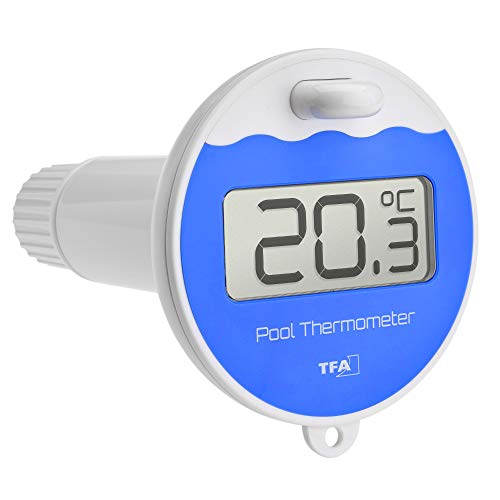 TFA Dostmann Poolsender mit Display, 30.3238.06, für Marbella 30.3066.01 und TFA WLAN Wetterstation 35.8001 | 35.8002 | App 35.8000, inklusive Display, L 97 x B 105 x H 168 mm von TFA Dostmann