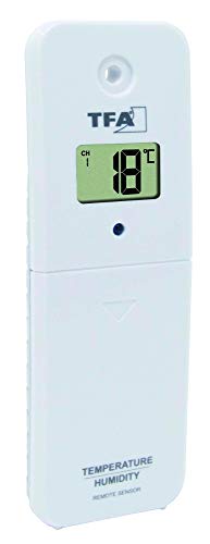 TFA Dostmann 30.3239.02 Thermo-Hygro-Sender für das Funk-Poolthermometer Marbella und TFA WLAN Wetterstationen, mit Display Weiß (L) 51 x (B) 20 x (H) 146 mm TFA Dostmann 30.3239.02 Thermo-Hygro-Sender für das Funk-Poolthermometer Marbella und TFA WLAN Wetterstationen, mit Display Weiß (L) 51 x (B) 20 x (H) 146 mm von TFA Dostmann
