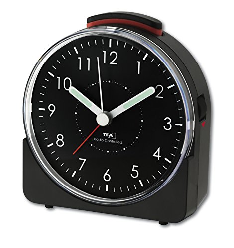 TFA Dostmann Sunrise Analoger Funk-Wecker, leises Uhrwerk,60.1513.01, mit Weckalarm, 10,2 x 4,6 x 11 cm, schwarz, Kunststoff, L 102 x B 46 x H 110 mm TFA Dostmann Sunrise Analoger Funk-Wecker, leises Uhrwerk,60.1513.01, mit Weckalarm, 10,2 x 4,6 x 11 cm, schwarz, Kunststoff, L 102 x B 46 x H 110 mm von TFA Dostmann