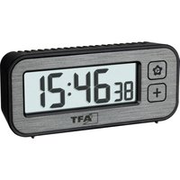 TFA Dostmann 60.2039.10 Quarz Wecker Grau Alarmzeiten 1 von TFA Dostmann