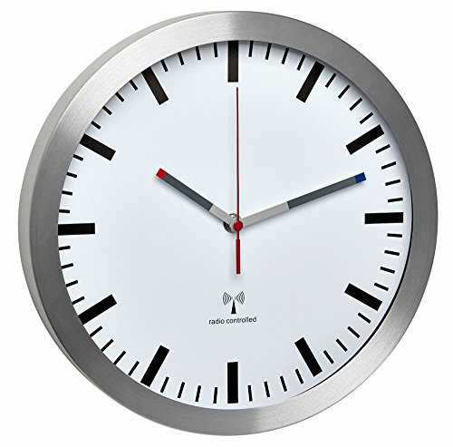 TFA Dostmann Analoge Funk-Wanduhr, leise Uhr, mit Aluminium-Rahmen, Funkuhr, weiß, 60.3528.02 L 300 x B 45 x H 300 mm TFA Dostmann Analoge Funk-Wanduhr, leise Uhr, mit Aluminium-Rahmen, Funkuhr, weiß, 60.3528.02 L 300 x B 45 x H 300 mm von TFA Dostmann