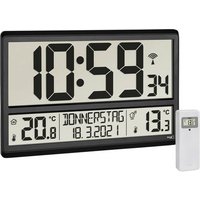 TFA Dostmann 60.4521.01 Funk Wanduhr 360mm x 28mm x 235mm Schwarz Großes Display TFA Dostmann 60.4521.01 Funk Wanduhr 360mm x 28mm x 235mm Schwarz Großes Display von TFA Dostmann