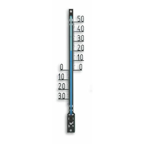 TFA Dostmann Analoges Außenthermometer, wetterfest, freistehende Gradzahlen, Schwarz, (L) 34 x (B) 15 x (H) 160 mm von TFA Dostmann