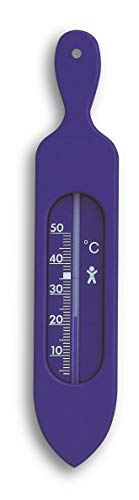 TFA Dostmann Analoges Badethermometer, 14.3018.06, blau,L37 x B11 x H195 mm von TFA Dostmann