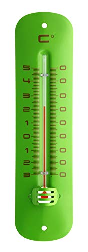 TFA Dostmann Analoges Innen-Außen-Thermometer, 12.2051.04, wetterfest, aus Metall, grün TFA Dostmann Analoges Innen-Außen-Thermometer, 12.2051.04, wetterfest, aus Metall, grün von TFA Dostmann