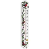 TFA Dostmann Analoges Innen-Außen-Thermometer Thermometer Weiß, Blumen von TFA Dostmann