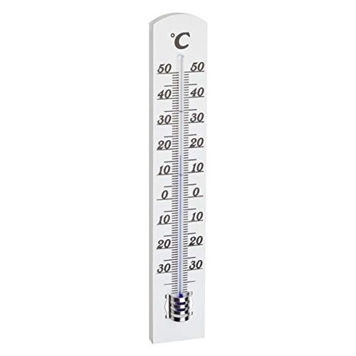 TFA Dostmann Analoges Innenthermometer, 12.1003.09, Raumthermometer, hohe Genauigkeit, aus Buchenholz, weiß, (L) 31 x (B) 16 x (H) 180 mm TFA Dostmann Analoges Innenthermometer, 12.1003.09, Raumthermometer, hohe Genauigkeit, aus Buchenholz, weiß, (L) 31 x (B) 16 x (H) 180 mm von TFA Dostmann