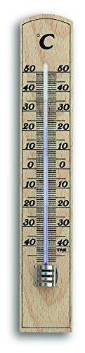 TFA Dostmann Analoges Innenthermometer, 12.1004, hohe Genauigkeit, aus massiven Buchenholz, Braun, L 35 x B 15 x H 206 mm TFA Dostmann Analoges Innenthermometer, 12.1004, hohe Genauigkeit, aus massiven Buchenholz, Braun, L 35 x B 15 x H 206 mm von TFA Dostmann