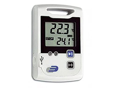 TFA Dostmann Datenlogger für Temperatur LOG100, 31.1039, zur Temperaturüberwachung, 60.000 Datensätze speicherbar, USB-Schnittstelle, weiß, L 60 x B 21 x H 89 mm von TFA Dostmann