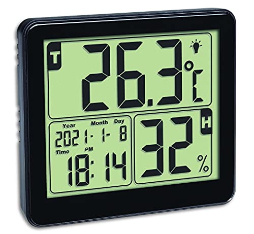 TFA Dostmann Digitales Thermo-Hygrometer Kat.-Nr. 30.5042 (Schwarz) von TFA Dostmann