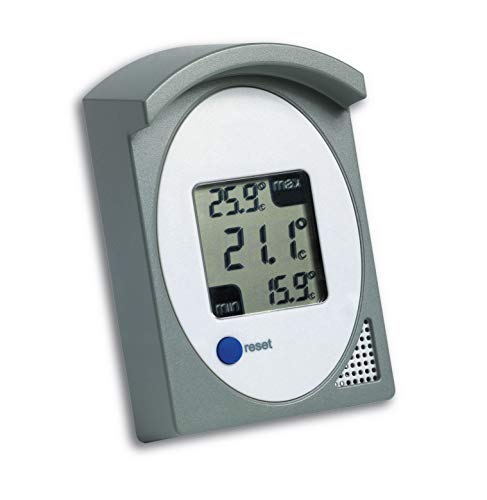 TFA Dostmann Digitales Thermometer, für innen oder außen, Höchst- und Tiefstwerte, spritzwassergeschützt TFA Dostmann Digitales Thermometer, für innen oder außen, Höchst- und Tiefstwerte, spritzwassergeschützt von TFA Dostmann