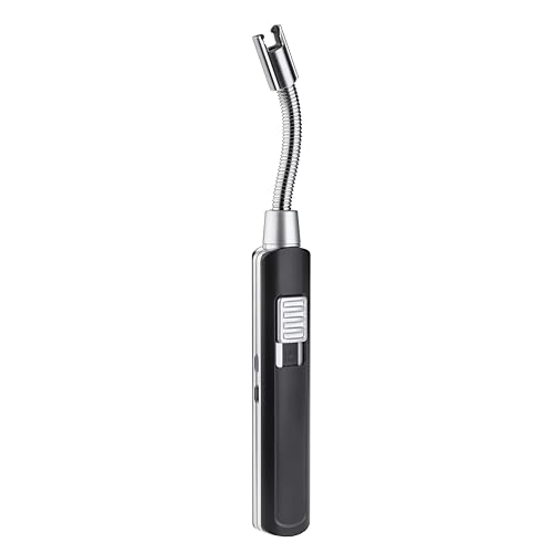 TFA Dostmann Elektrisches Stabfeuerzeug mit Lichtbogen, Kunststoff, schwarz, L70 x B265 x H30 mm von TFA Dostmann
