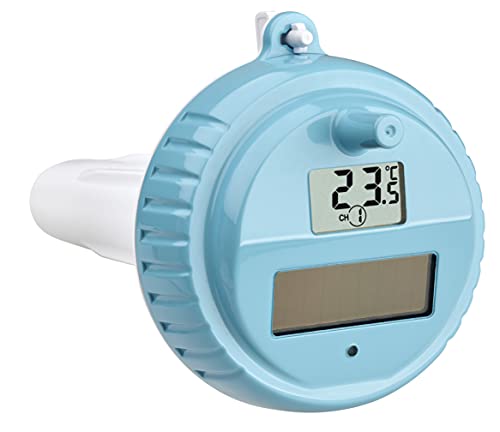 TFA Dostmann Ersatz Solar-Poolsender, 30.3216.20, digital, für TFA Funkstationen 30.3054 | 30.3056, mit Temperaturdisplay, türkis von TFA Dostmann