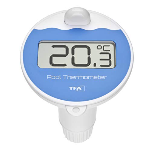 TFA Dostmann Poolsender mit Display, 30.3238.06, für Marbella 30.3066.01 und TFA WLAN Wetterstation 35.8001 | 35.8002 | App 35.8000, inklusive Display, L 97 x B 105 x H 168 mm von TFA Dostmann