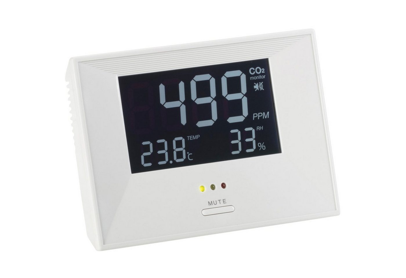 TFA Dostmann Feuchtigkeitsmesser Aircontrol Life CO2-Monitor CO2 Ampel CO2 Warner TFA 31.5003 Hygrometer Thermometer von TFA Dostmann