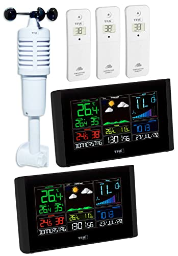 TFA-Dostmann Funk-Wetterstation View Breeze Mega TFA 35.8001.01.89 WLAN 2 Display Zusatzsender von TFA Dostmann