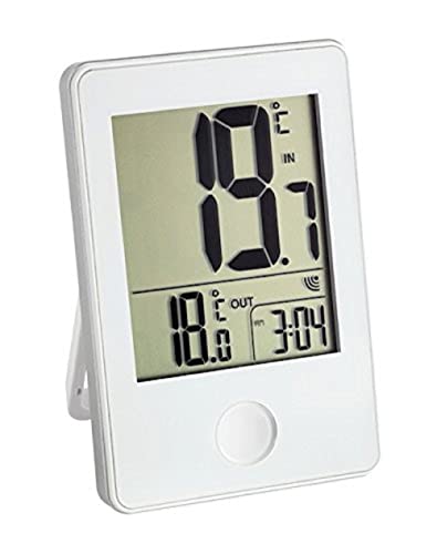 TFA Dostmann Pop Funk-Thermometer, Außen- oder Innentemperatur in Großformat, Anzeige der Uhr,L 60 x B 23 (50) x H 90 mm TFA Dostmann Pop Funk-Thermometer, Außen- oder Innentemperatur in Großformat, Anzeige der Uhr,L 60 x B 23 (50) x H 90 mm von TFA Dostmann