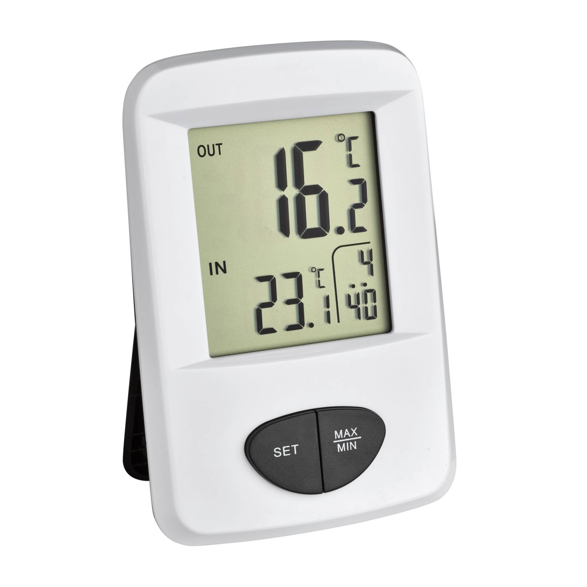TFA Dostmann Funkthermometer 'Base' Kunststoff weiß 7,7 x 2,4 x 11,5 cm TFA Dostmann Funkthermometer 'Base' Kunststoff weiß 7,7 x 2,4 x 11,5 cm von TFA Dostmann
