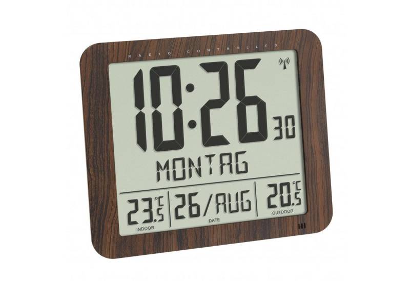 TFA Dostmann Funkwanduhr TFA Funk-Wanduhr/ Tischuhr mit Außen- und Innentemperatur TFA Dostmann Funkwanduhr TFA Funk-Wanduhr/ Tischuhr mit Außen- und Innentemperatur von TFA Dostmann