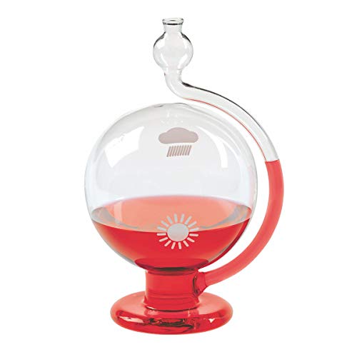 TFA Dostmann GOETHE Barometer Wetterkugel, transparent, 12 x 10 x 18 cm, l148 x b148 x h210 mm von TFA Dostmann