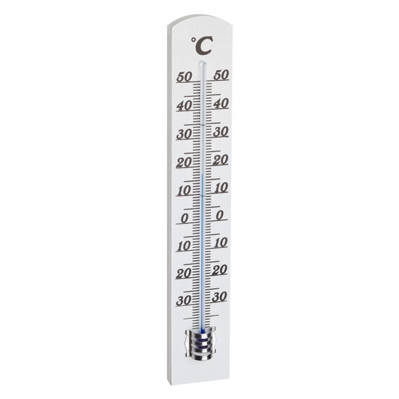 TFA Dostmann Innenthermometer Massivholz altweiß 3,1 x 1,6 x 18 cm von TFA Dostmann