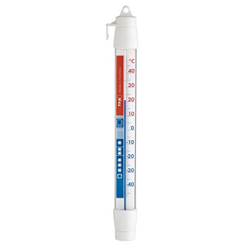 TFA Dostmann Kühlschrank-Thermometer,14.4003.02.01, hohe Genauigkeit, zur Kontrolle von Kühl- und Gefrierschrank, weiß von TFA Dostmann