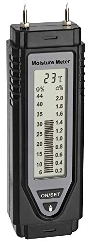 TFA Dostmann Materialfeuchtemessgerät, 30.5506.01, Holz- und Baufeuchtemessung, mit Temperaturanzeige, Schutzkappe, schwarz TFA Dostmann Materialfeuchtemessgerät, 30.5506.01, Holz- und Baufeuchtemessung, mit Temperaturanzeige, Schutzkappe, schwarz von TFA Dostmann