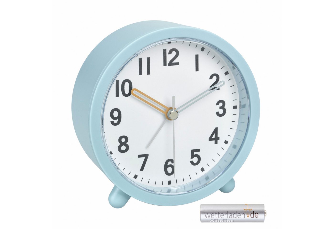 TFA Dostmann Quarzwecker TFA 60.1043 mit Sweep-Uhrwerk, Hintergrundbeleuchtung, Snooze-Funktion von TFA Dostmann