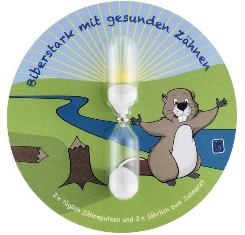 TFA Dostmann Sanduhr Sanduhr auf Pappunterlage mit motiv 1 Timerzeit, Badezimmer-/Feuchtraum geeignet von TFA Dostmann