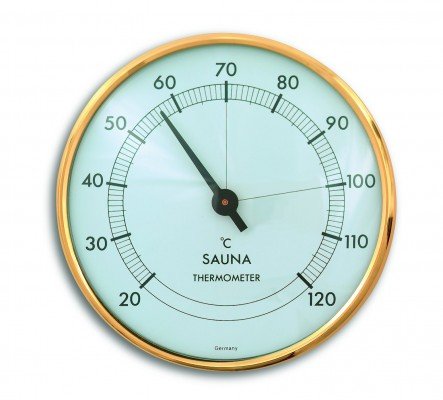 TFA Dostmann Sauna-Thermometer Gold weiß 2, BL-05TFA von TFA Dostmann