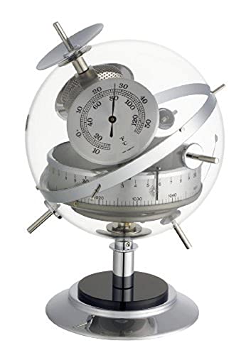 TFA Dostmann Sputnik Analoge Wetterstation, mit Barometer, Thermometer, Hygrometer, Wettervorhersage, Silber TFA Dostmann Sputnik Analoge Wetterstation, mit Barometer, Thermometer, Hygrometer, Wettervorhersage, Silber von TFA Dostmann