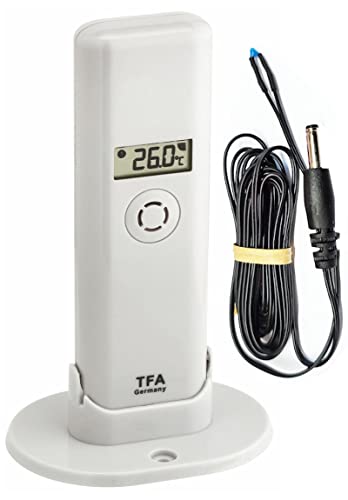 TFA Dostmann Thermo-Hygro-Sender TFA 30.3302.02.98 Pro Spezial mit Spezial-Temperatur-Kabelfühler zur Messung z.b. an der Heizungsanlage TFA Dostmann Thermo-Hygro-Sender TFA 30.3302.02.98 Pro Spezial mit Spezial-Temperatur-Kabelfühler zur Messung z.b. an der Heizungsanlage von TFA Dostmann