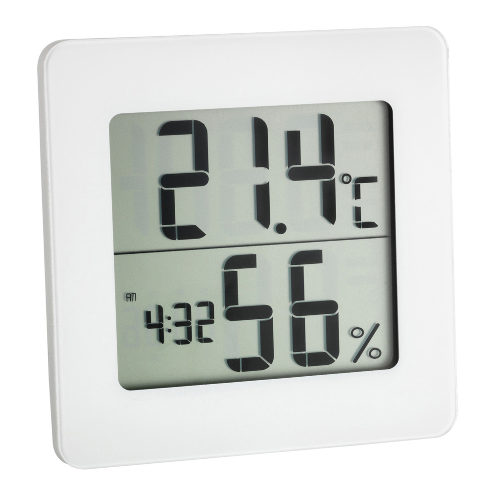 TFA Dostmann Thermo-Hygrometer Kunststoff weiß 9,4 x 3,7 x 9,4 cm TFA Dostmann Thermo-Hygrometer Kunststoff weiß 9,4 x 3,7 x 9,4 cm von TFA Dostmann