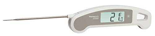 TFA Dostmann Thermo Jack Gourmet Profi-Küchenthermometer, Klappthermometer, Fleischthermometer, schnelle und genaue Messung, antibakterielle Beschichtung, abwaschbar, Weiß, L 160 (275) x B 48 x H 20 mm TFA Dostmann Thermo Jack Gourmet Profi-Küchenthermometer, Klappthermometer, Fleischthermometer, schnelle und genaue Messung, antibakterielle Beschichtung, abwaschbar, Weiß, L 160 (275) x B 48 x H 20 mm von TFA Dostmann