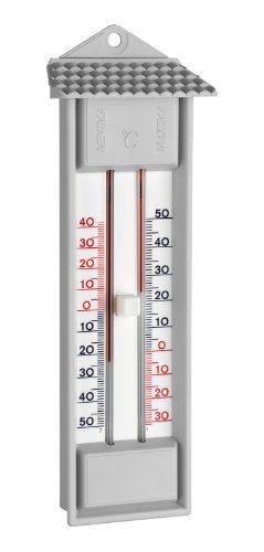 TFA Dostmann Analoges Maxima-Minima-Thermometer, 10.3014.14, wetterfest, für den Innen- oder Außenbereich, Temperatur, 23,2 cm hoch von TFA Dostmann