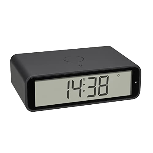 TFA Dostmann Twist Funkwecker, 60.2560.10, um 180° drehbares Display, Weckalarm mit Snooze-Funktion, Hintergrundbeleuchtung, anthrazit TFA Dostmann Twist Funkwecker, 60.2560.10, um 180° drehbares Display, Weckalarm mit Snooze-Funktion, Hintergrundbeleuchtung, anthrazit von TFA Dostmann
